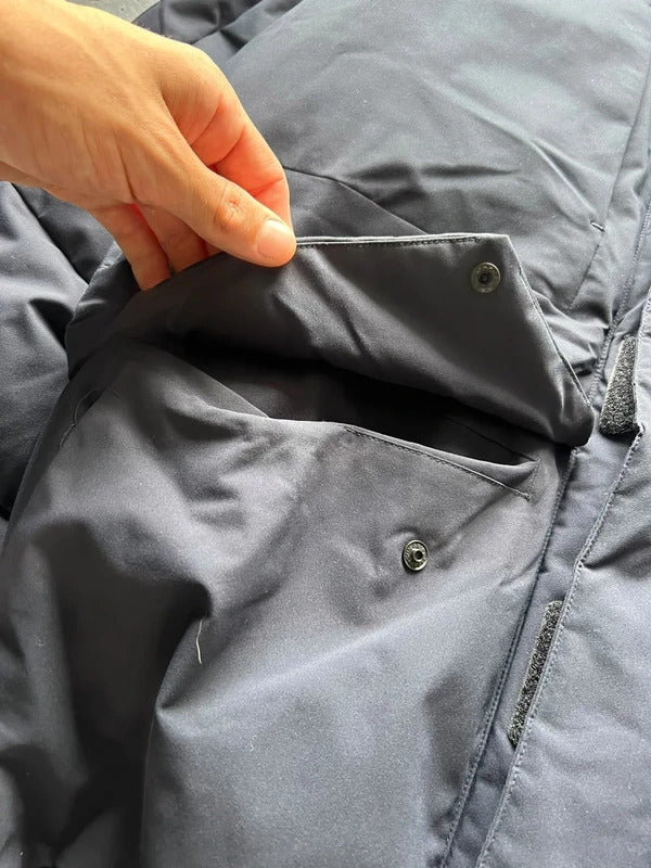 Navy Blue Beams Japan Puffer Jacket Coat XL