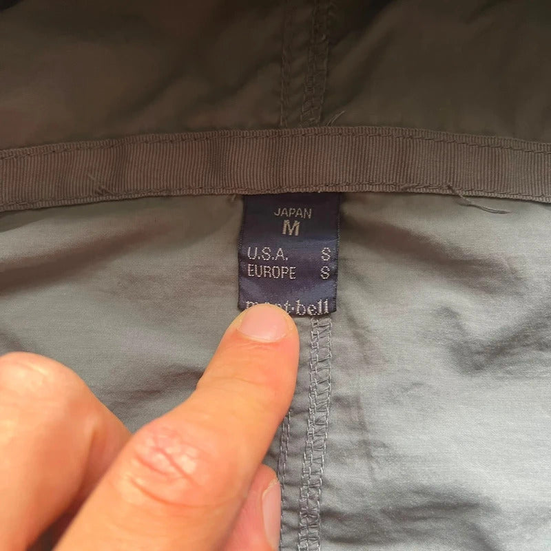 Grey Montbell Water Resistant Lightweight Jacket Coat M