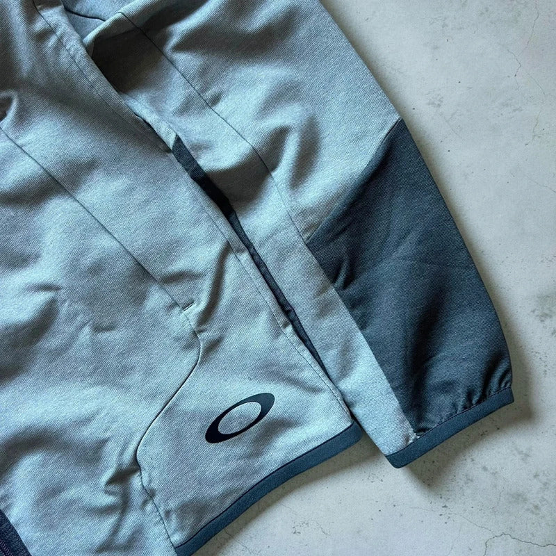 Grey Oakley Sportswear Lightweight Zip up Jacket S