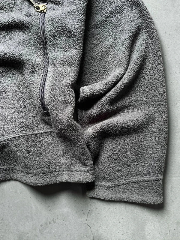 Purple Navy Montbell Zip up Hoodie Climaplus Fleece Jacket L