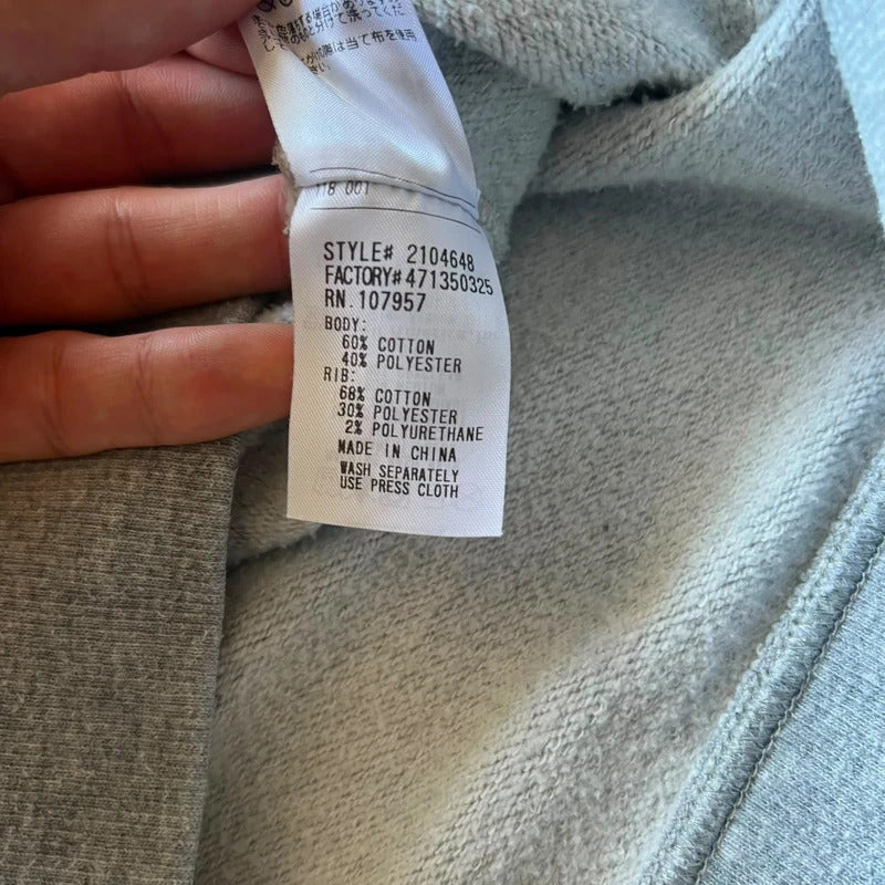 Vintage Light Grey Montbell Hoodie M