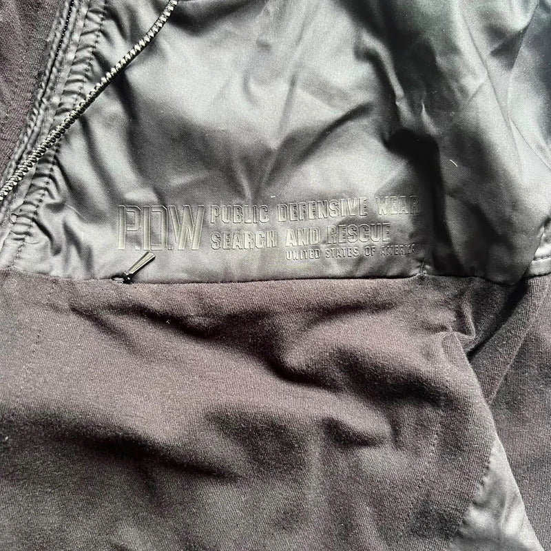 Vintage 00's Avirex Black Technical Zip up Jacket S