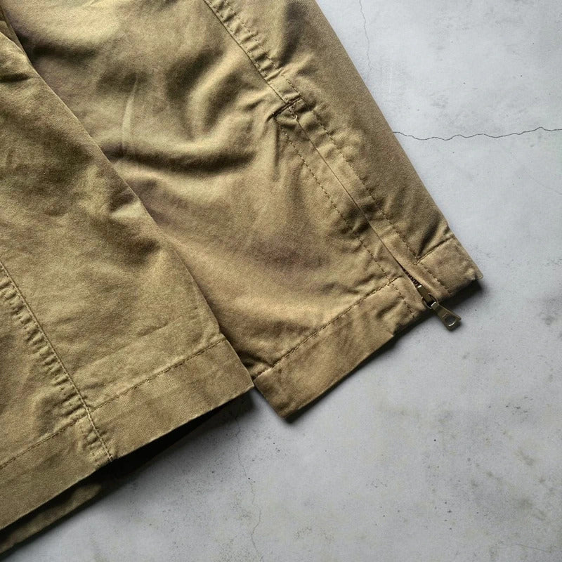 Khaki Green Beams Heart Military Style Jacket S