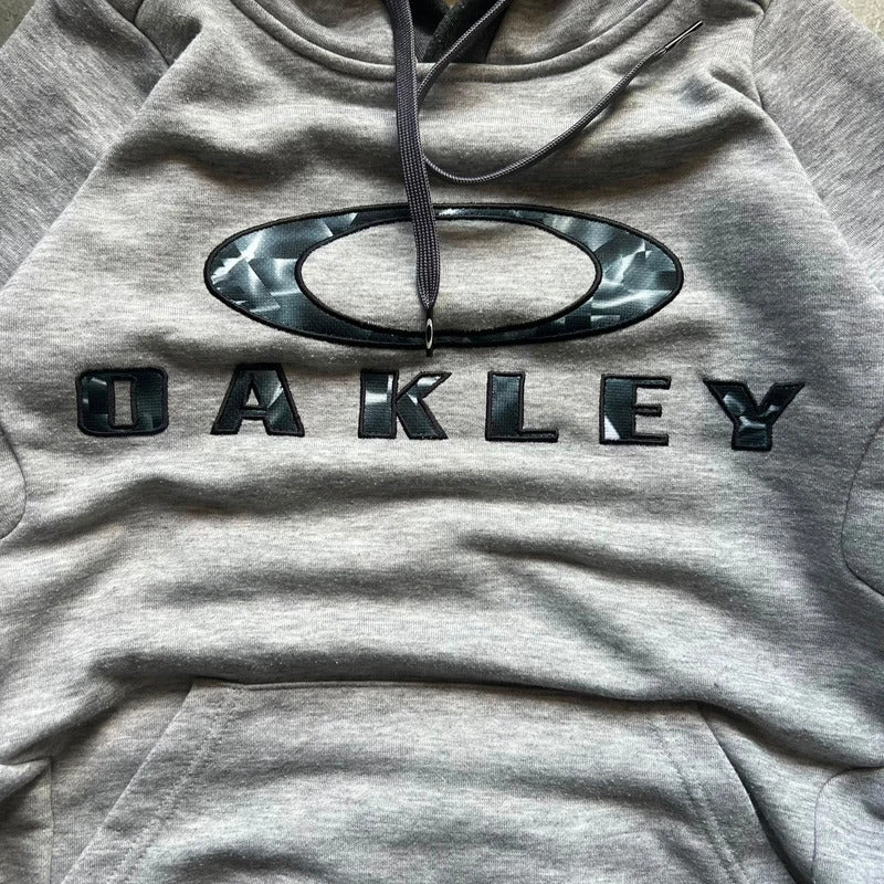 Oakley Ohydrolix Grey Drawstring Hoodie S