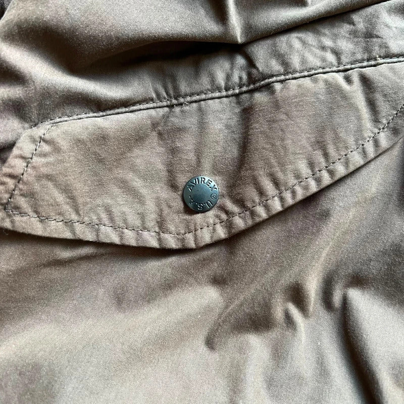Brown Avirex MA-1 Military Bomber Jacket M