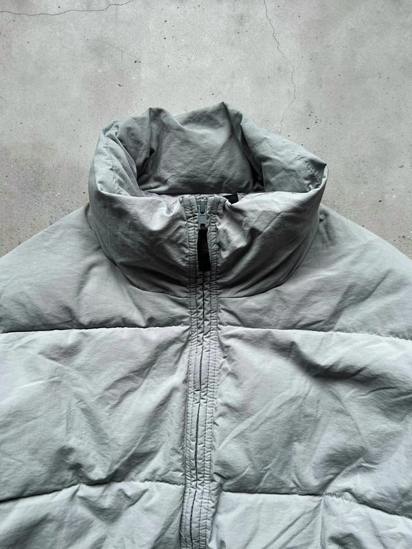 Light Blue Grey Beams Japan Puffer Jacket Coat M