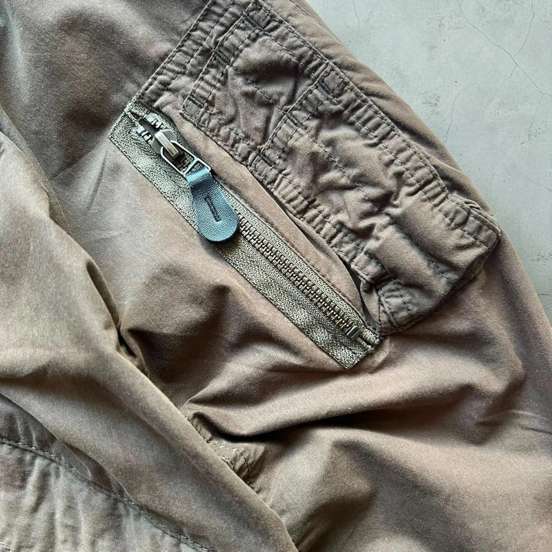 Brown Avirex MA-1 Military Bomber Jacket M