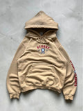 Vintage 00's Stussy Graphic Beige/Cream Hoodie S