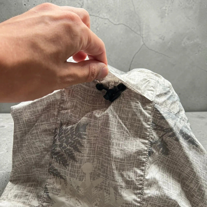 Grey White Camo Forest Columbia Lightweight Jacket