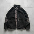Vintage 00’s Black Oakley Technical Sherpa Fleece Jacket S