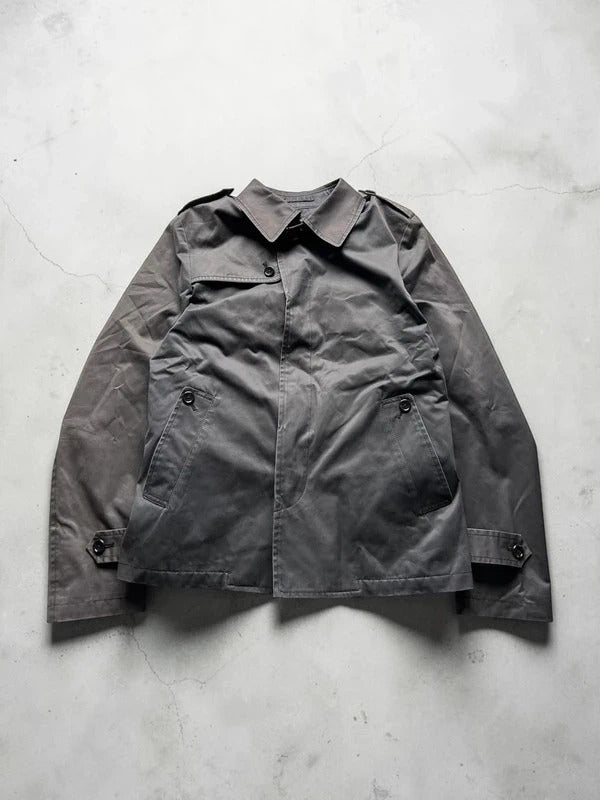 Women's Vintage 00's Dark Grey Brown Beams Japan Jacket S