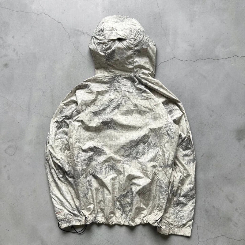 Grey White Camo Forest Columbia Lightweight Jacket
