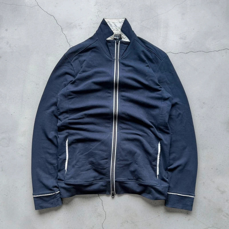 Vintage 00's Beams Japan Navy Blue Zip up Jacket L