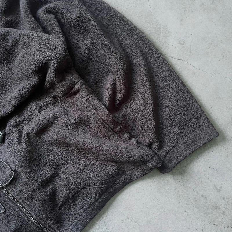 Vintage 90's Black Avirex Fleece Jacket L