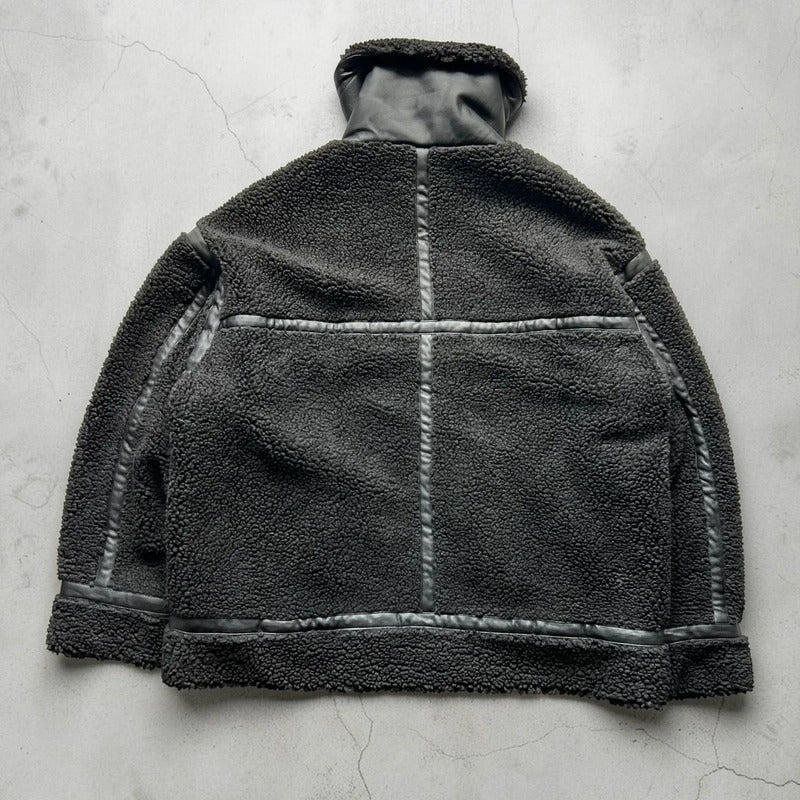 Black Beams Japan Fleece Zip up Jacket L