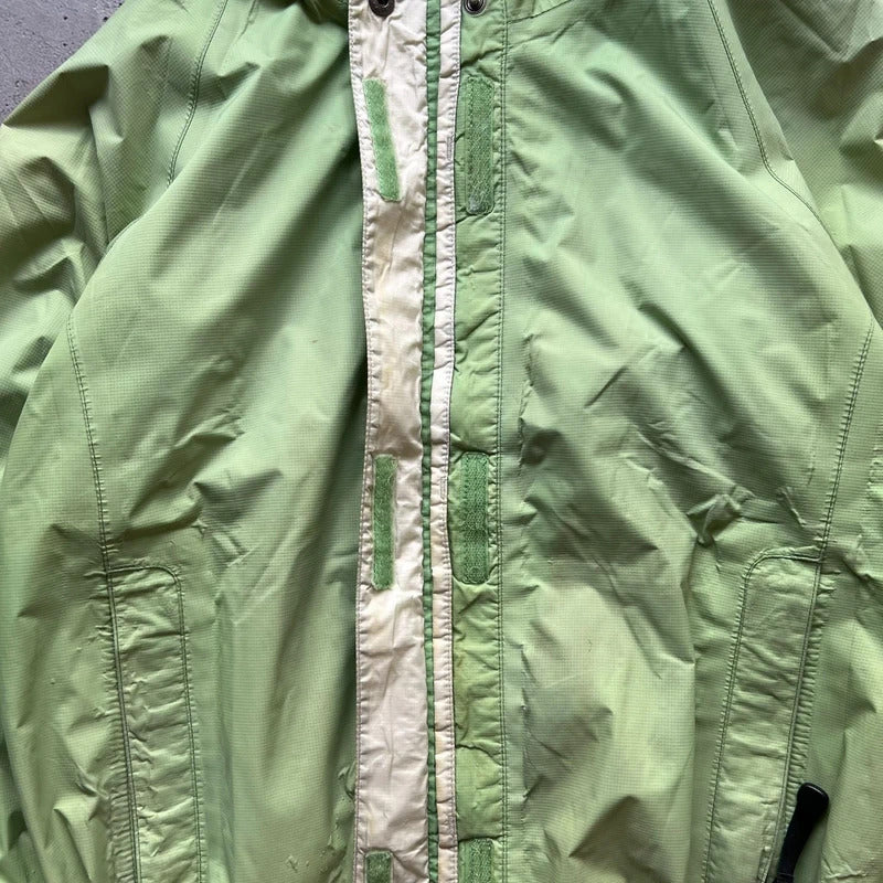 Women's Vintage 00's LL Bean Green Lightweight Gortex Jacket S
