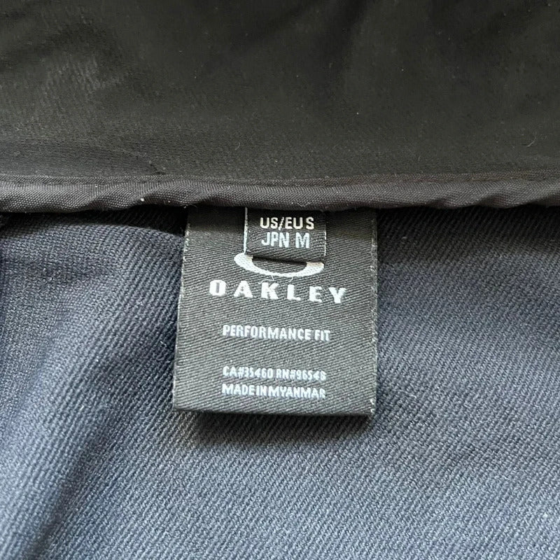 Navy Blue Oakley Zip up Water Resistant Jacket M