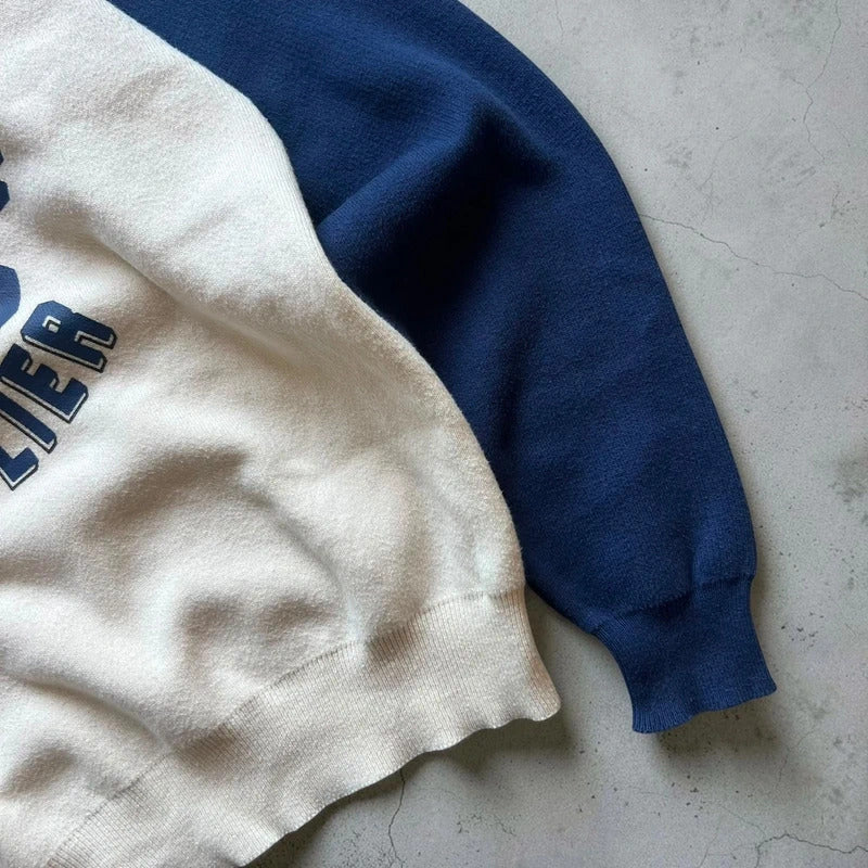 Vintage 00's Avirex Navy Blue White Jumper Sweatshirt XS