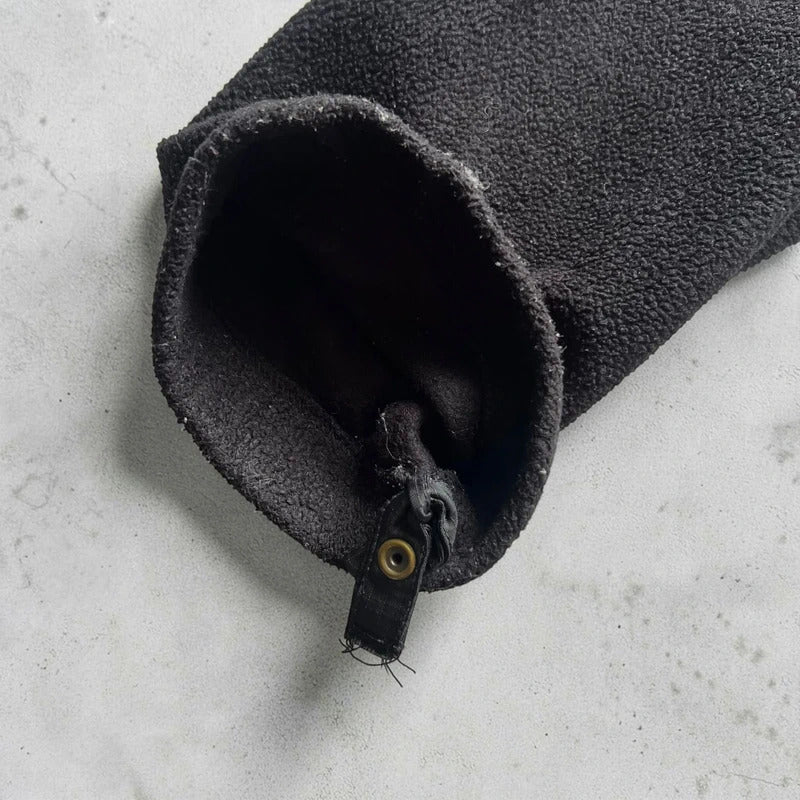 Vintage 90's Black Avirex Fleece Jacket L
