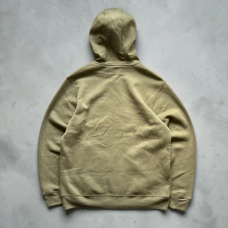 Vintage 00’s Oakley Khaki Green Print Zip up Hoodie S