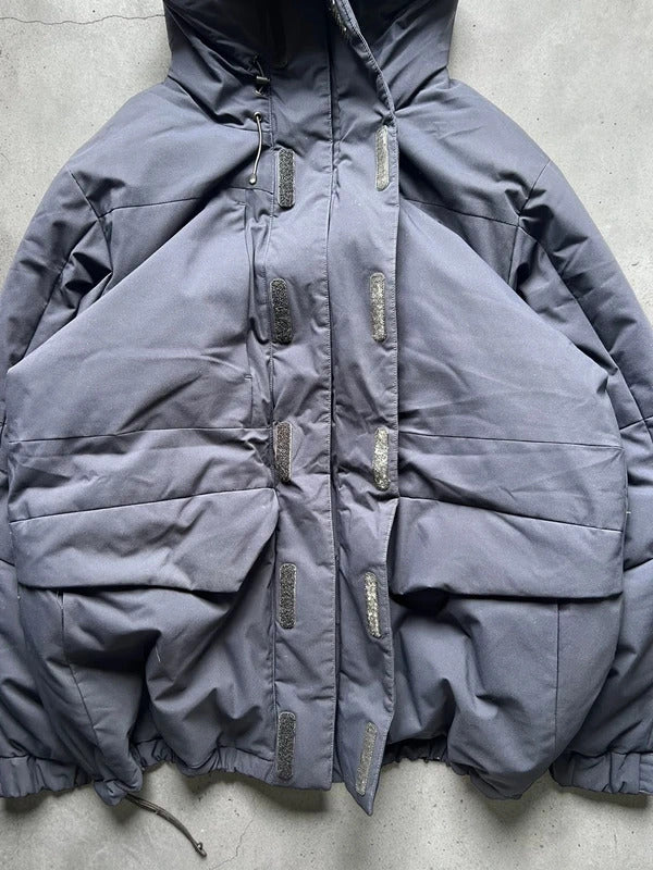 Navy Blue Beams Japan Puffer Jacket Coat XL