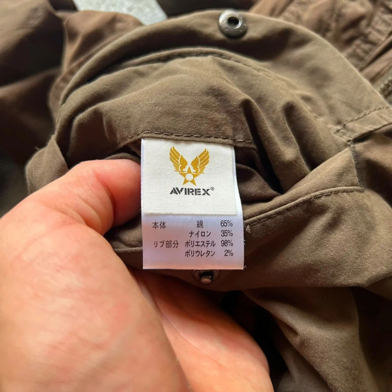 Brown Avirex MA-1 Military Bomber Jacket M