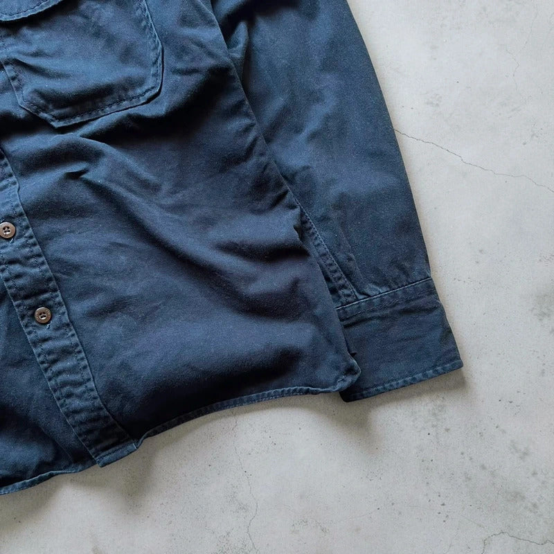 Avirex Navy Blue Button Up Jacket M
