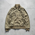 Vintage 00's Khaki Green Beams Technical Military Jacket S