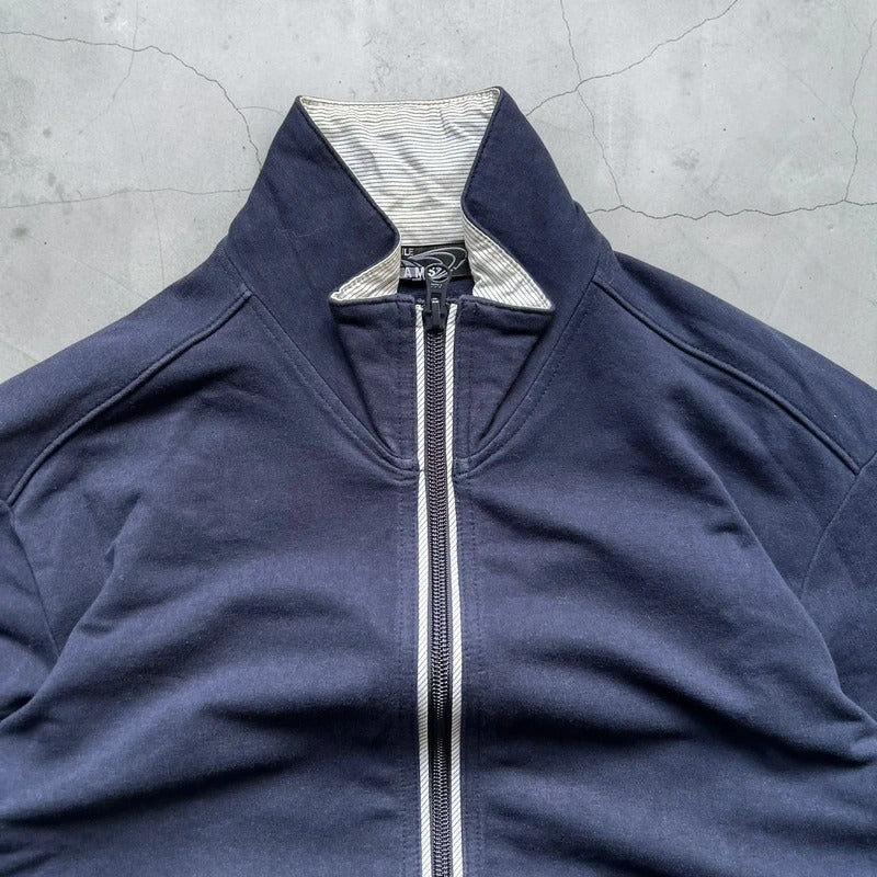 Vintage 00's Beams Japan Navy Blue Zip up Jacket L