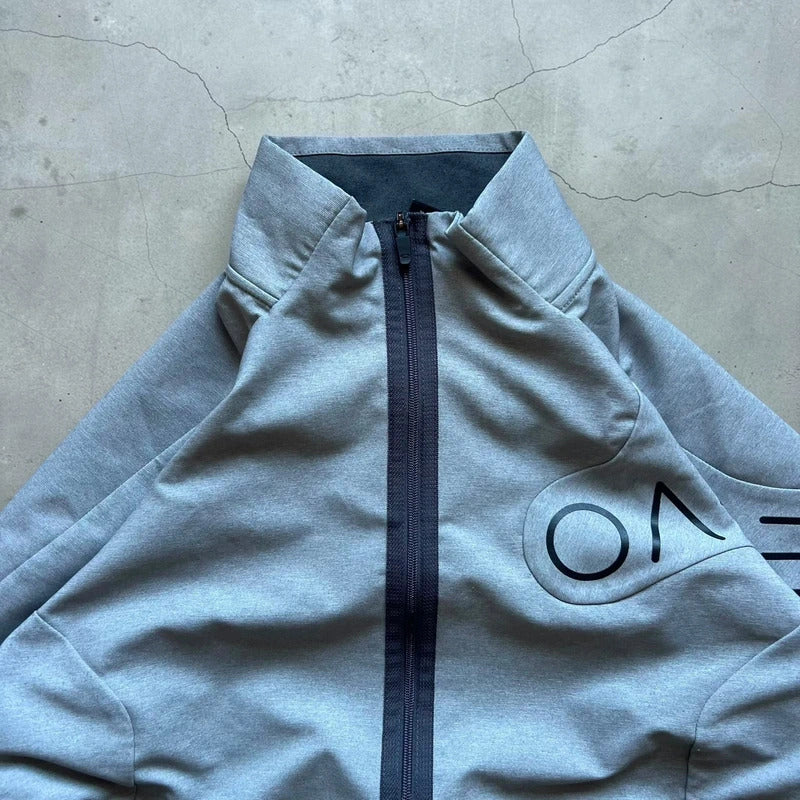 Grey Oakley Sportswear Lightweight Zip up Jacket S