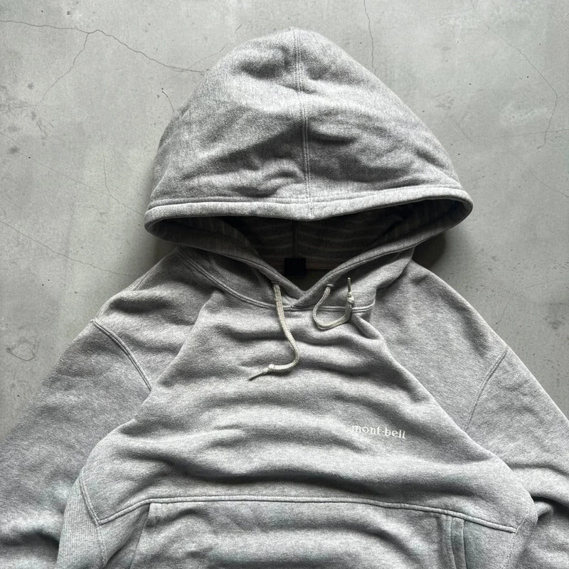 Vintage 00’s Grey Montbell Pullover Hoodie S