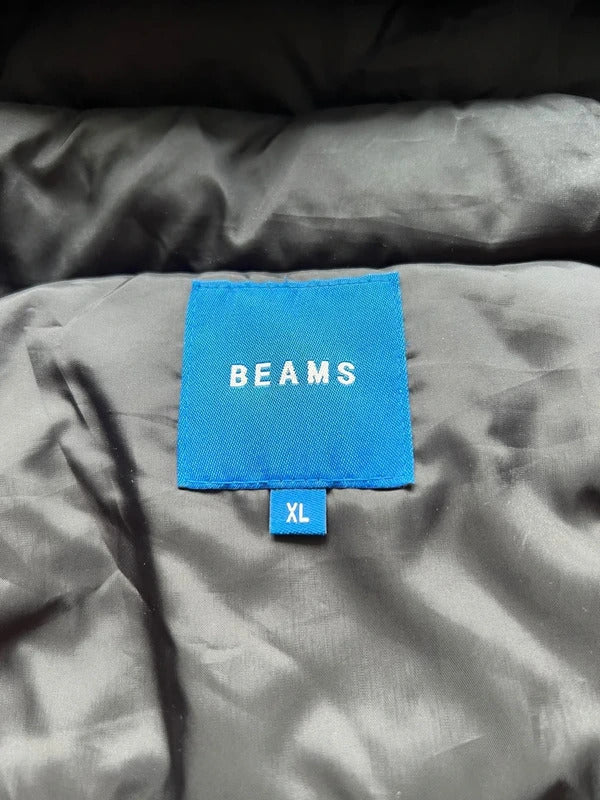 Navy Blue Beams Japan Puffer Jacket Coat XL
