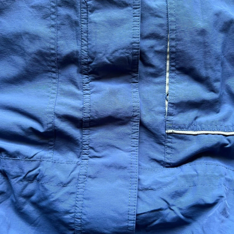 Vintage 00's Columbia Blue White Water Resistant Windbreaker Jacket L