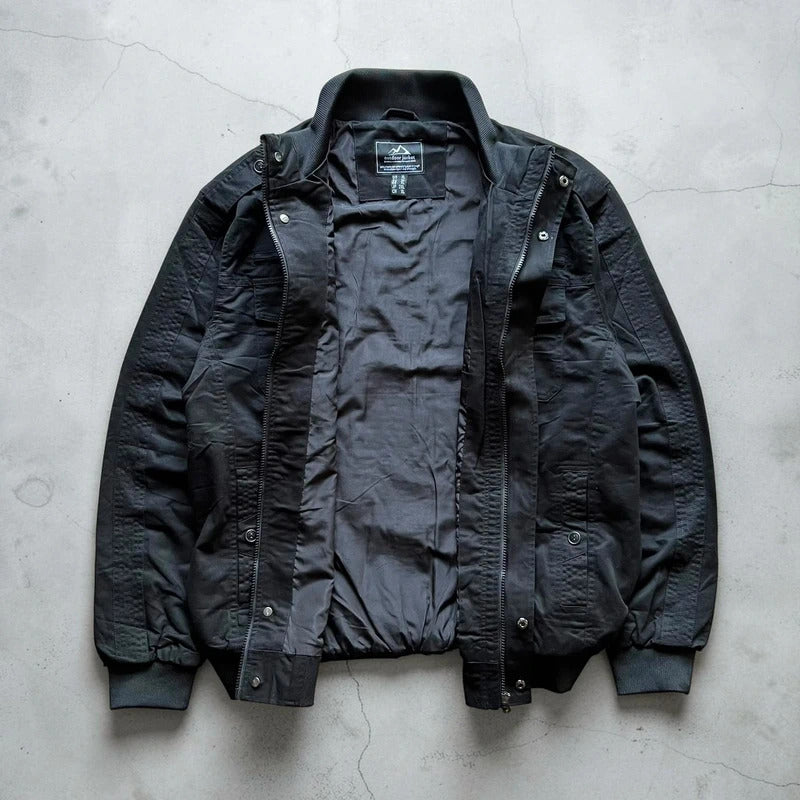 Vintage 00's Black Military Style Technical Utility Jacket XL