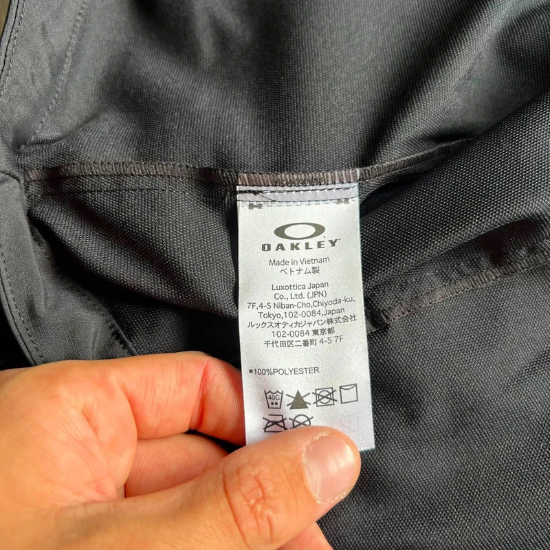 Black and White Oakley Two-Tone Track Jacket S