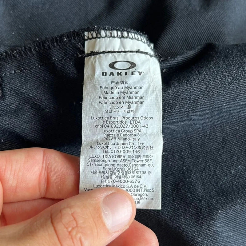 Navy Blue Oakley Zip up Water Resistant Jacket M