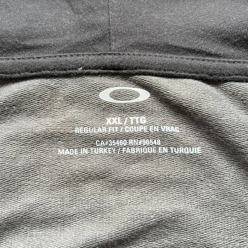 Dark Grey Oakley Camo Zip up Hoodie Jacket XL