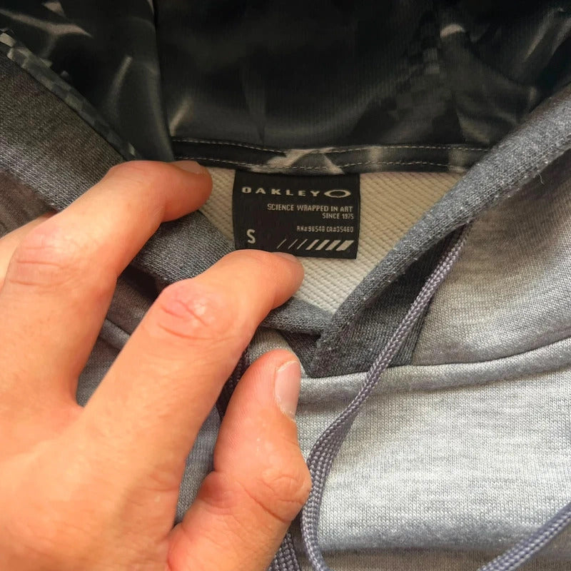 Oakley Ohydrolix Grey Drawstring Hoodie S