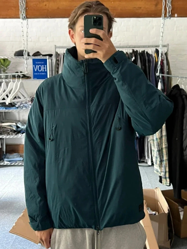 Technical Blue Oakley Puffer Jacket Coat L