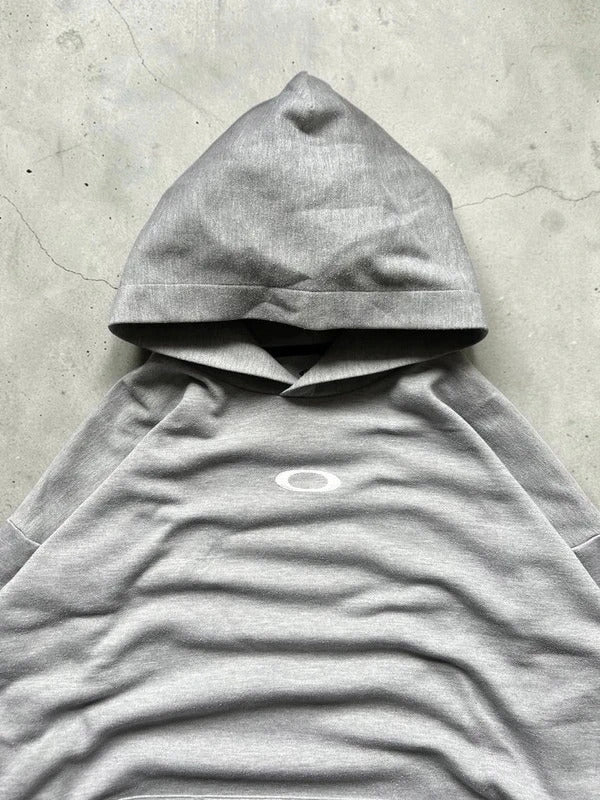 Vintage 00's Grey Oakley Hoodie XL