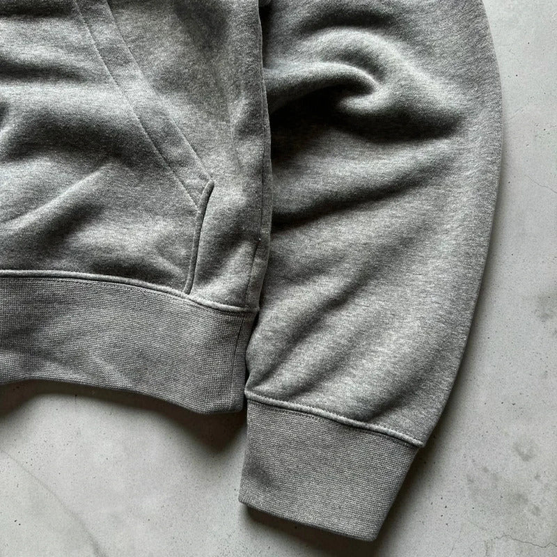 Vintage 00's Oakley Print Logo Grey Hoodie S