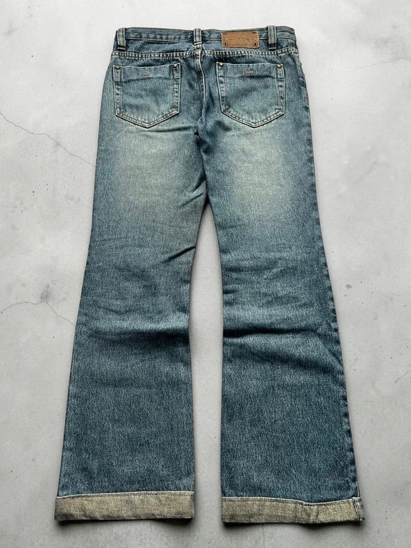 Oakley Denim Faded/Washed Cuffed Jeans 30'