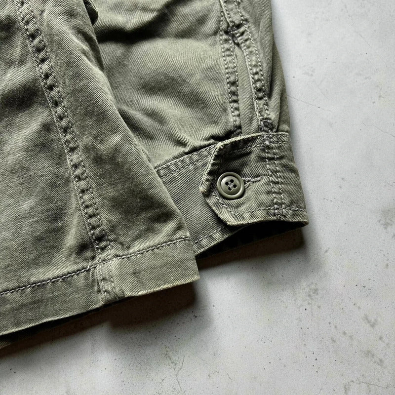 Vintage 00's Beams Khaki Field Utility Military Jacket S