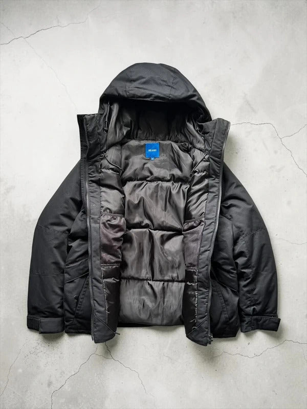 Black Beams Japan Puffer Jacket Coat XL