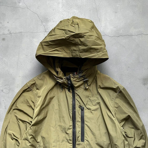 Beams Heart Japan Khaki Green Hooded Military Bomber Jacket M