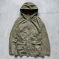 Women's Vintage Khaki Green Military Jacket M