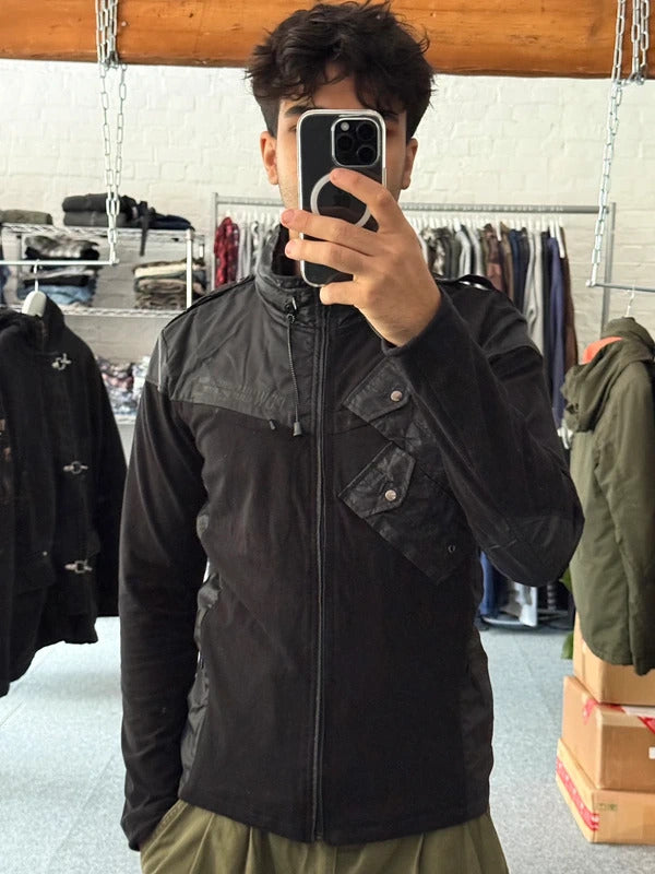 Vintage 00's Avirex Black Technical Zip up Jacket S