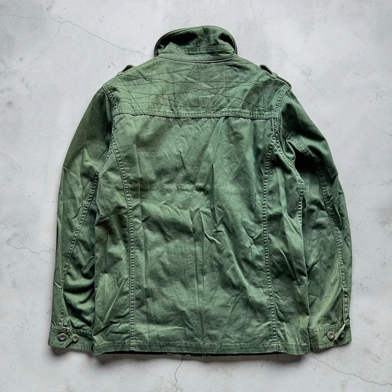 Khaki Beams Hearts Utility Field Jacket M