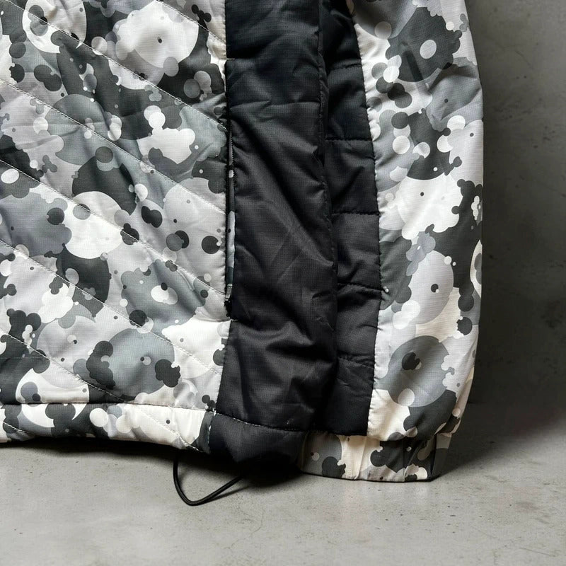 Black White Digi Camo Oakley Technical Insulated Jacket Coat S XS