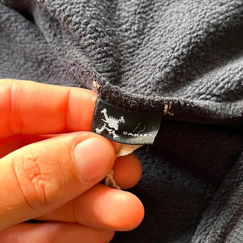 Vintage 00’s Oakley Black Print Zip up Hoodie M